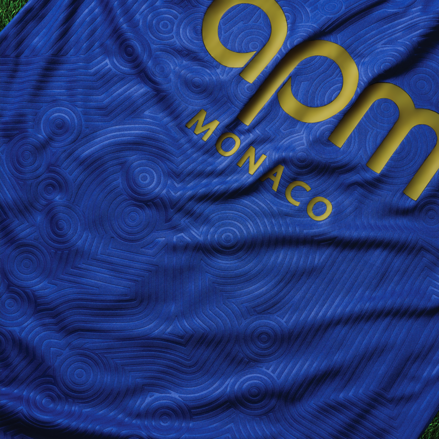 Mizuno Away Jersey AS Monaco Men 25/26 Spectrum Blue